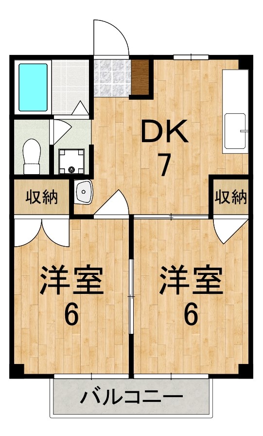 ドミールダイコー 間取り図