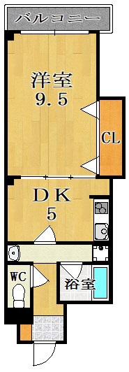 新大宮駅前北ビル 304号室 間取り