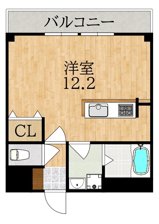 キーファーヴィラ 203号室 間取り