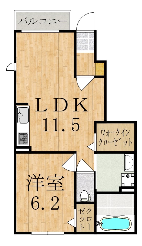 オリヴィンテラス 間取り図