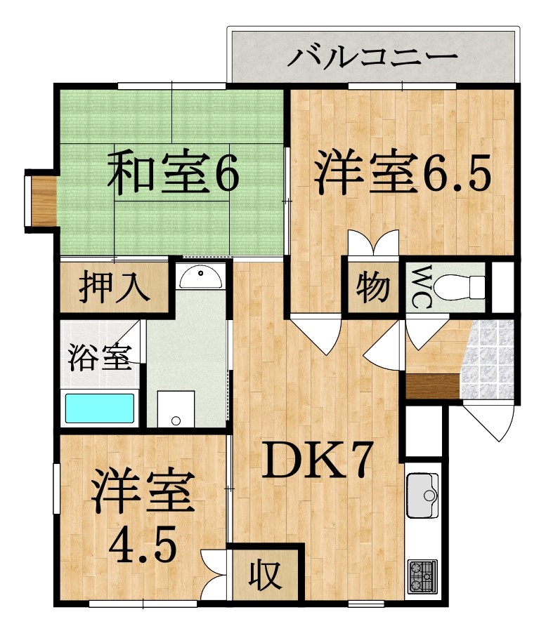 グランデージ 間取り図