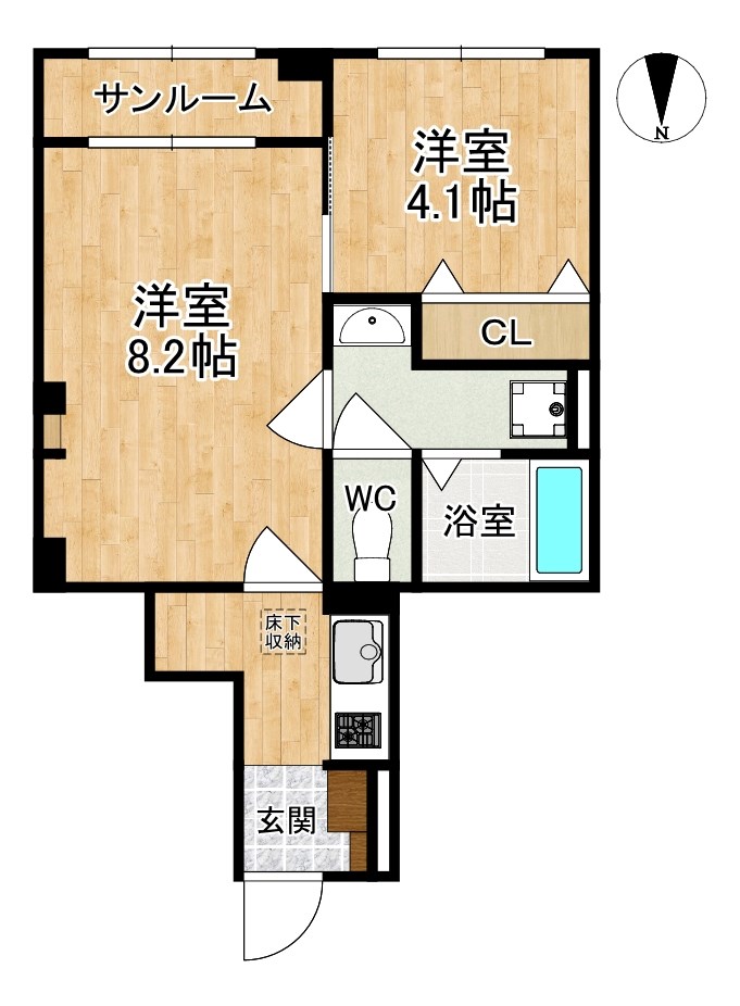 アルドーレ 間取り図