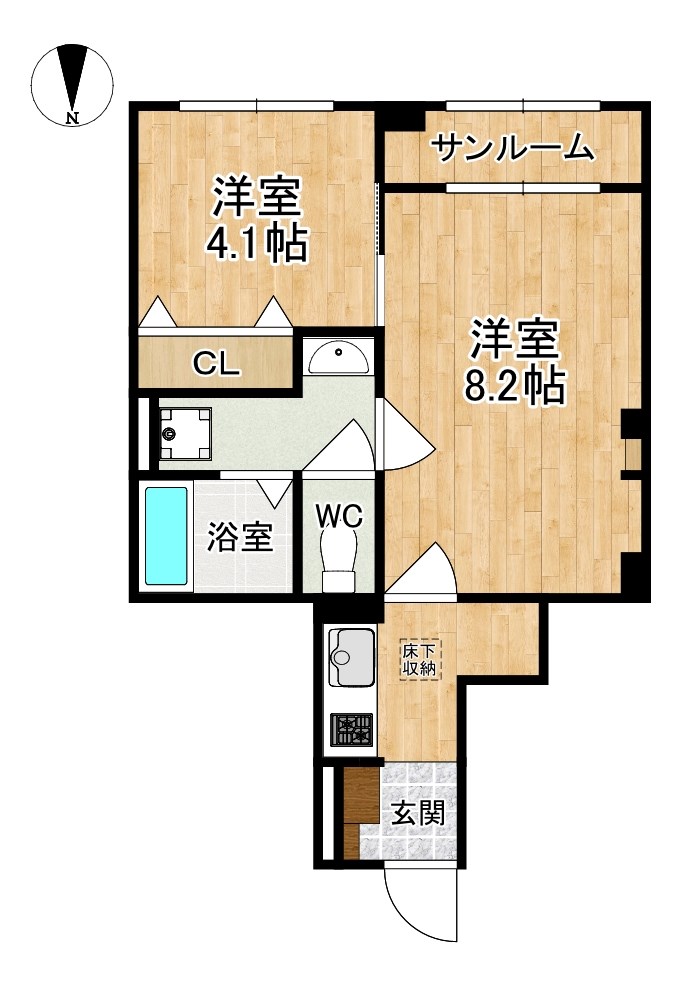 アルドーレ 間取り図