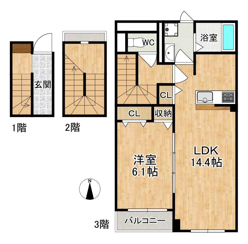 アルドーレ 間取り図