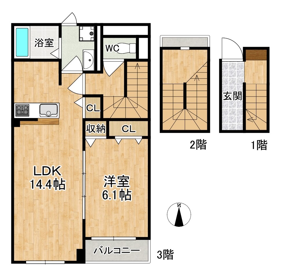 アルドーレ 間取り図