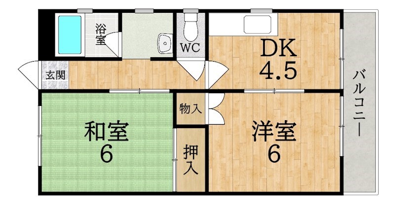 アクティブコーワ 間取り図