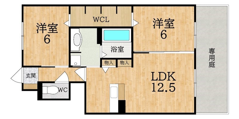 シャルム郡山 間取り図