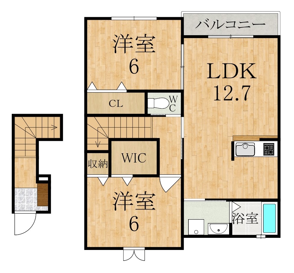 プロムナードⅢ 間取り図