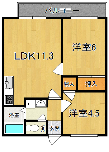 メゾンドグランデュール 間取り図