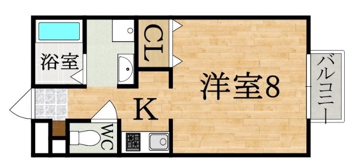 アヴェニューパル 間取り図