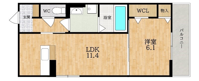 プラムルージュ 間取り図