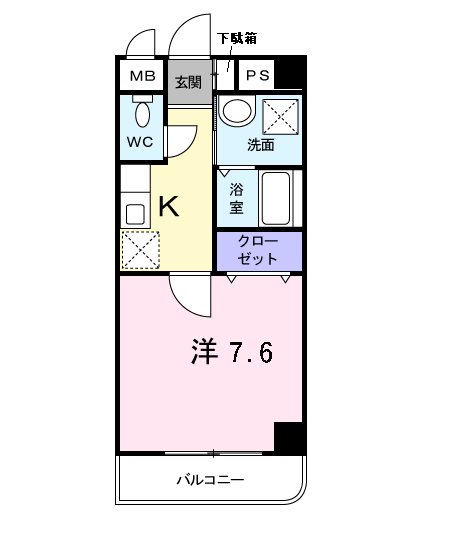 コモドビラⅦ 間取り図