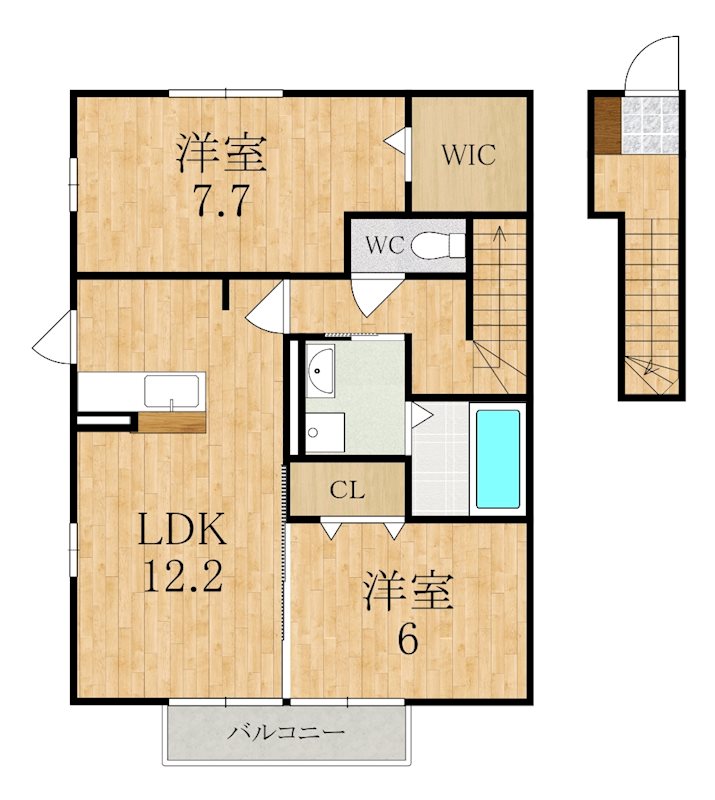 セレッソ　パティオⅡ 間取り図