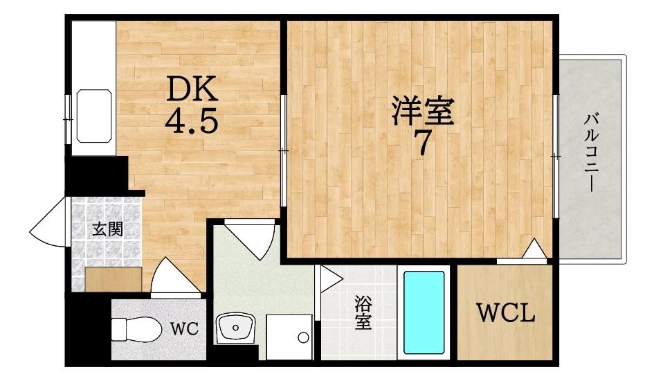 カルチェ本町 間取り図