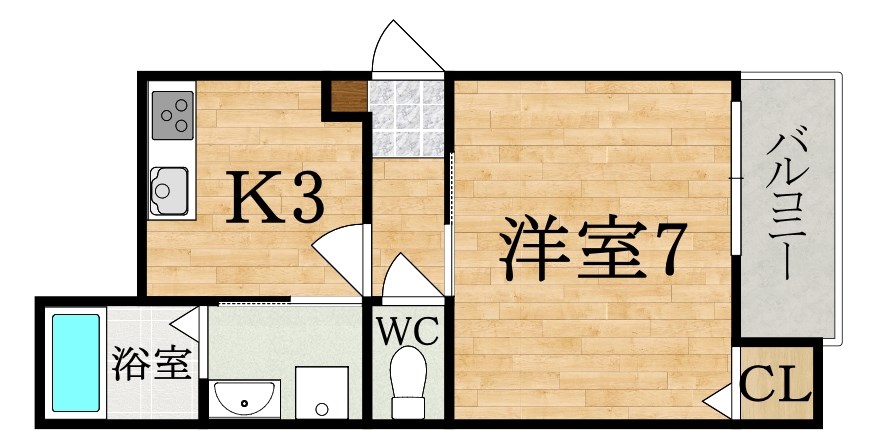 (仮称)クレアール朝日町 間取り図