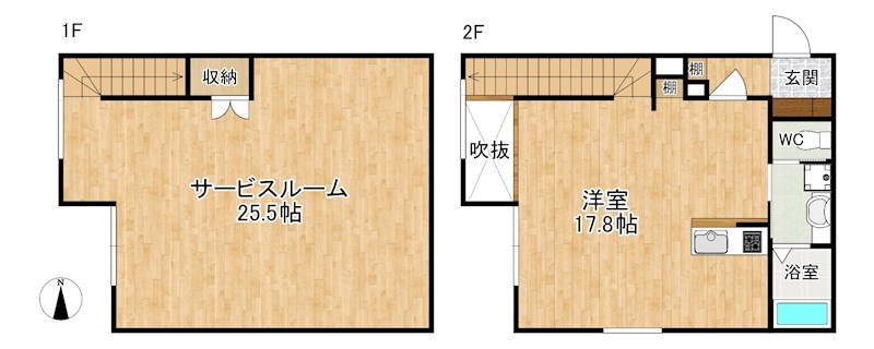 CASA+αならまち 105号室 間取り