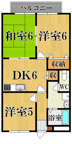 パセオ・メルベーユ 間取り図