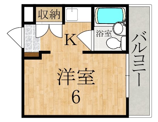 ふじやマンション 間取り図