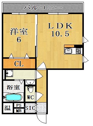 サザンクロス 間取り図