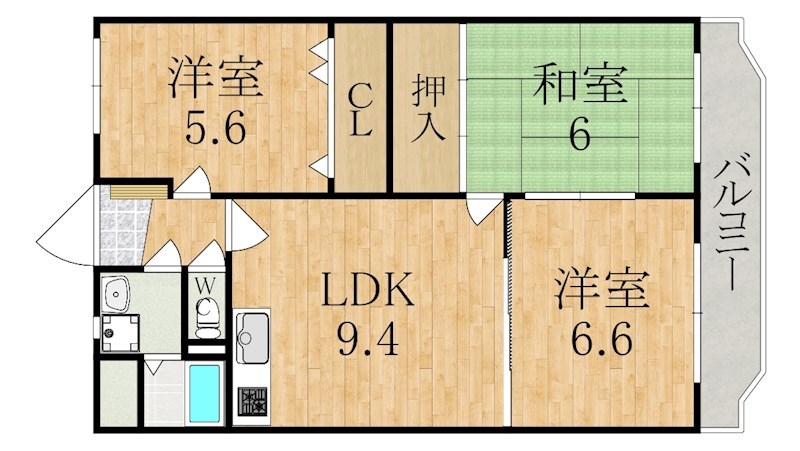 フルーエントⅤ 間取り図