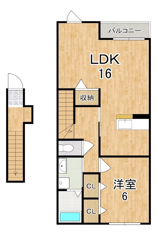 セブン　リッチ 間取り図