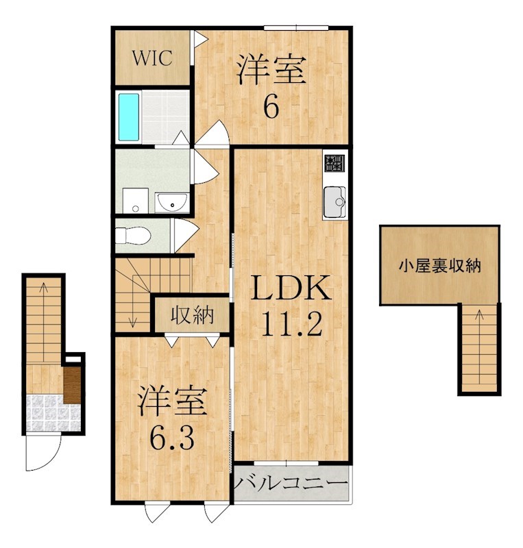 プランドール 間取り図