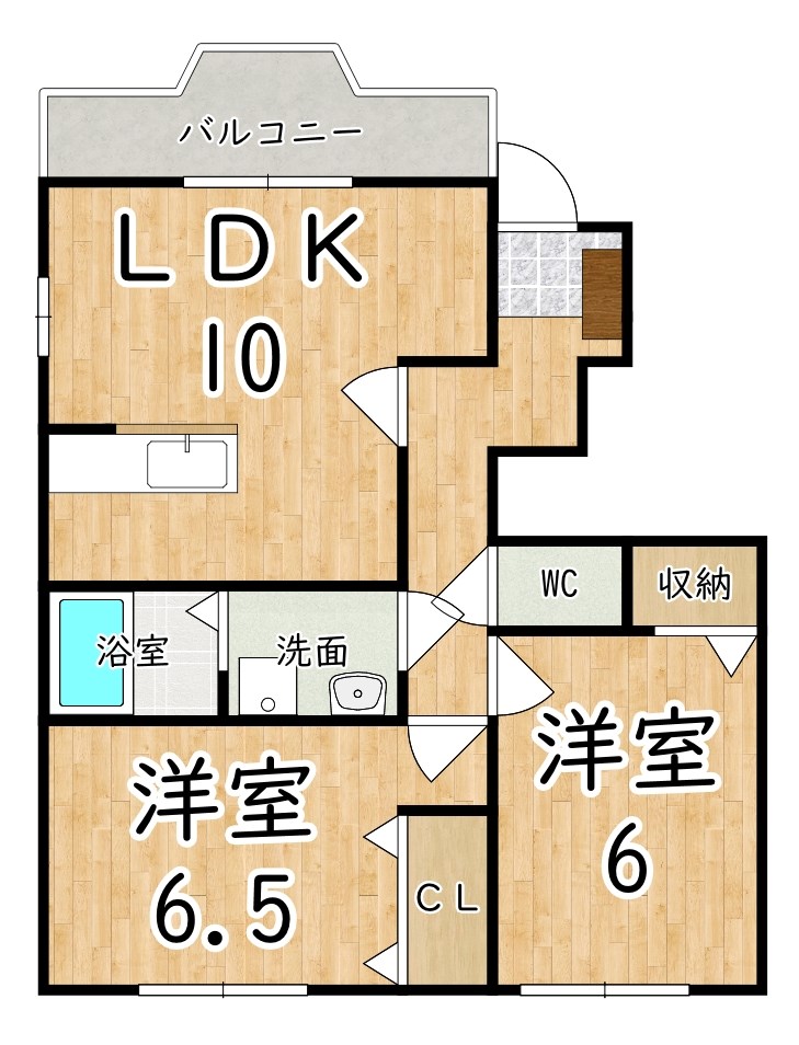 グリーン・ヴィラA 間取り図