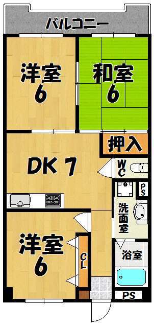 センチュリーアスカⅡ（2） 間取り図