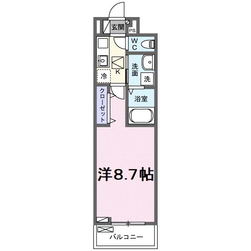 ジュピター 103号室 間取り