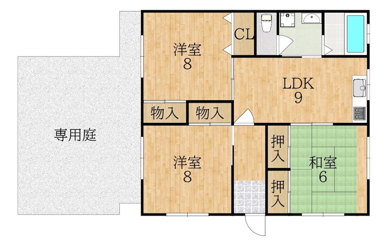 メゾンフルール 間取り図