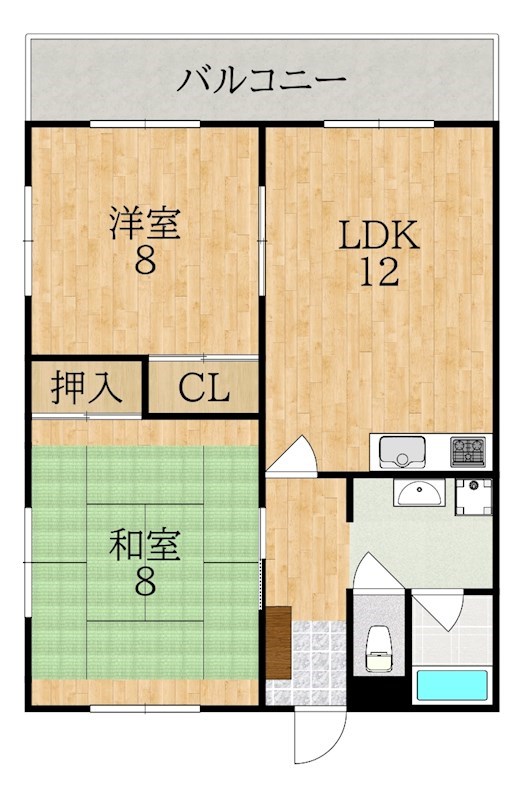 メゾンフルール 間取り図