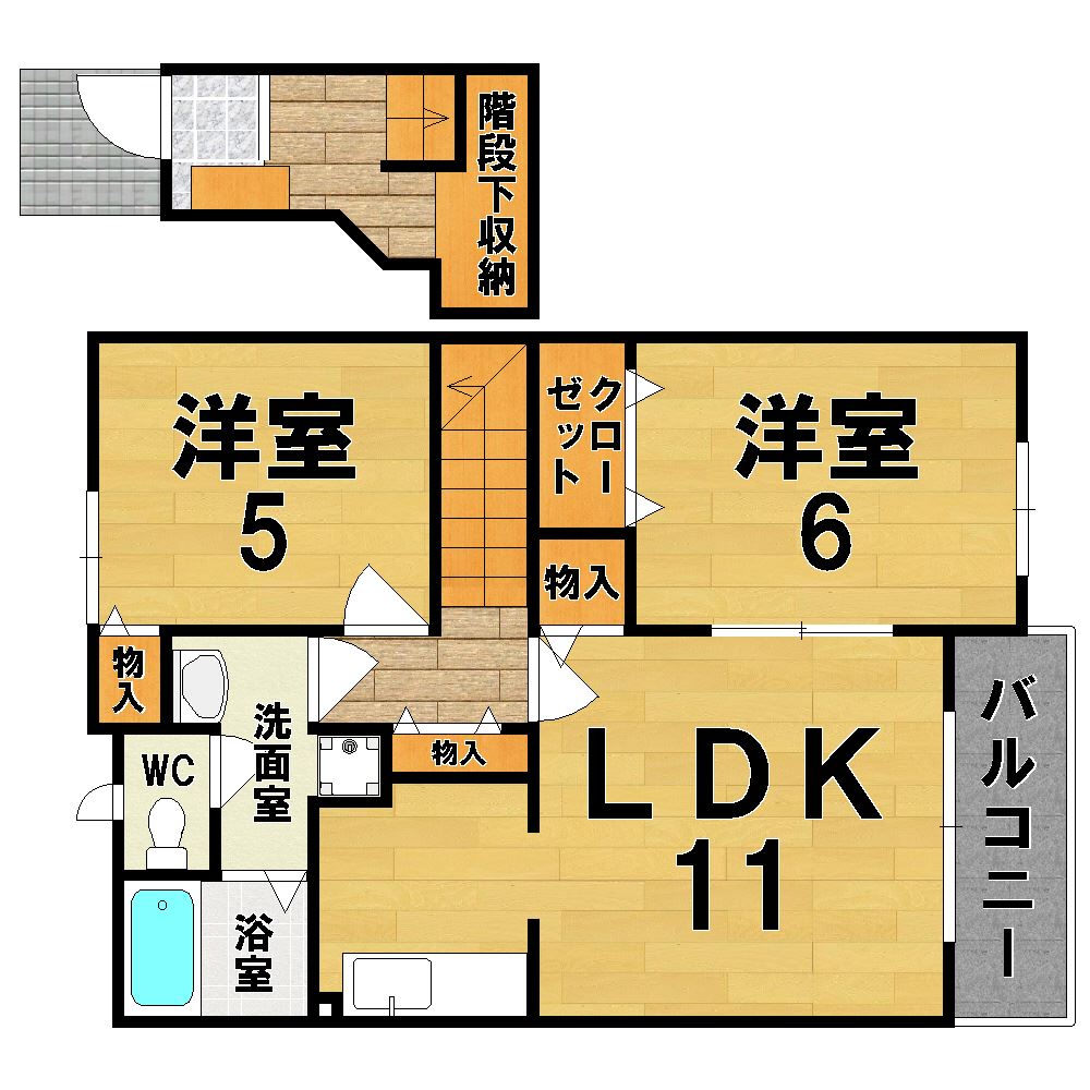 ヴェルドミールⅢ 間取り図