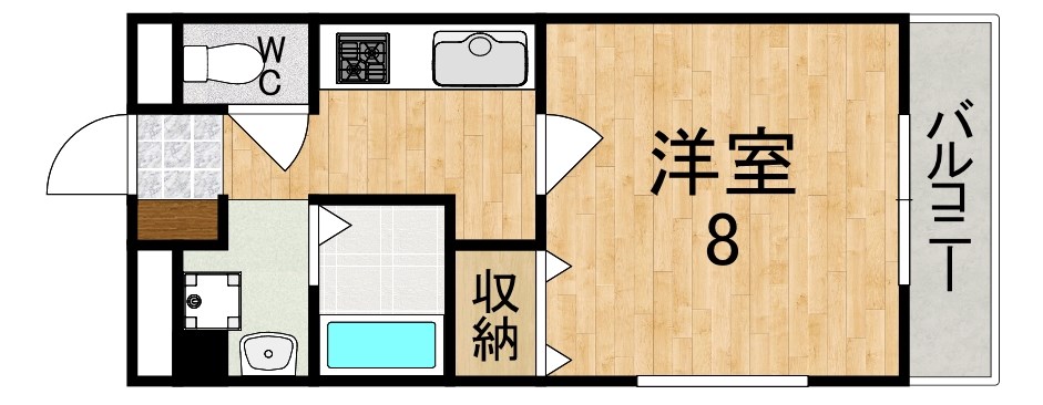 アドレ壱番館 215号室 間取り