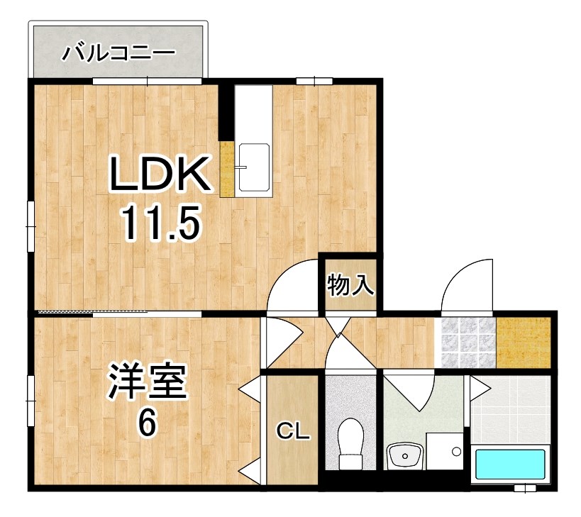 レーブ・シェソワ 間取り図