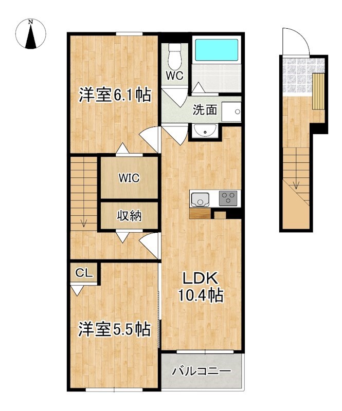 ハイフィールドⅢ 間取り図