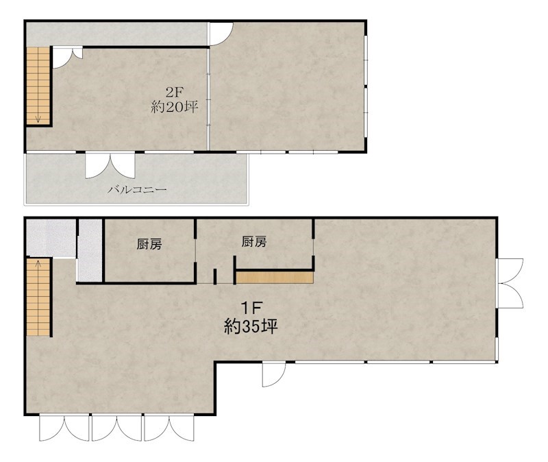 木津大次店舗 間取り