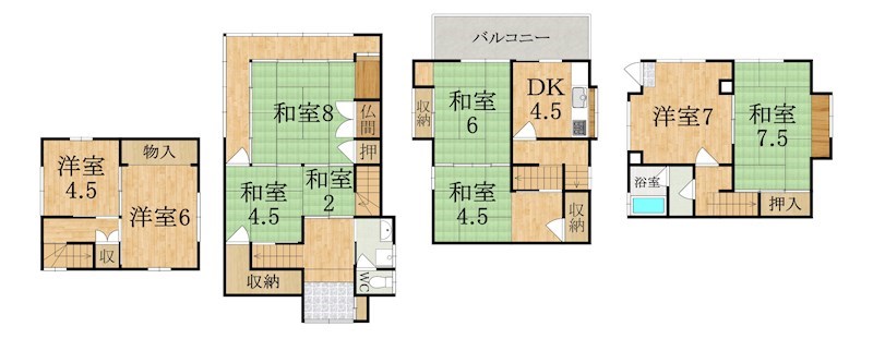 山崎新町戸建 間取り