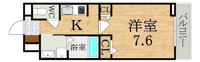 なでしこ 303号室 間取り