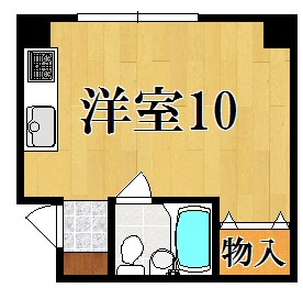 レジデンス西大寺 101号室 間取り