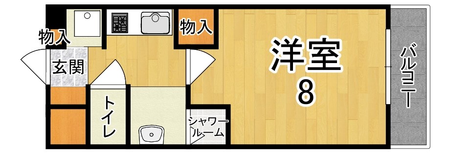 セカンドハウス８８　Ｂ棟 302号室 間取り