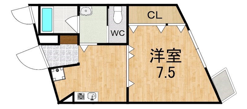 シェトワ王寺 302号室 間取り
