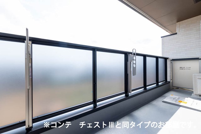 ソレーユ生駒 ベランダ