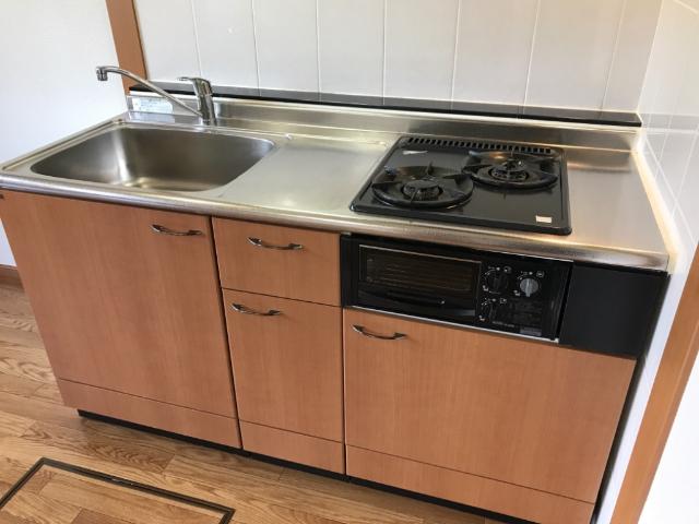 グリーンアイランド キッチン