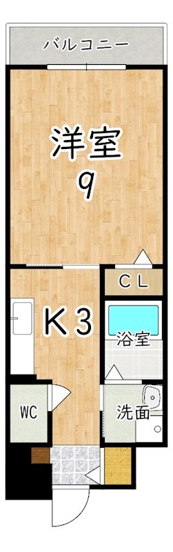 アリスト大和高田 102号室 間取り
