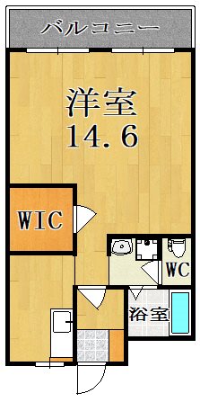 アルファコート 402号室 間取り