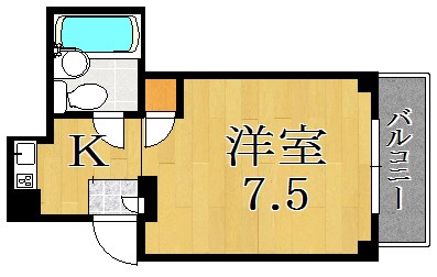 シャレーヤマナカ 206号室 間取り