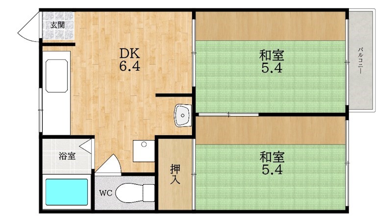 タウニィ箕山（ミノヤマ） 間取り