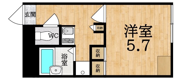 レオパレスＹＯＵ池沢（イケザワ） 間取り