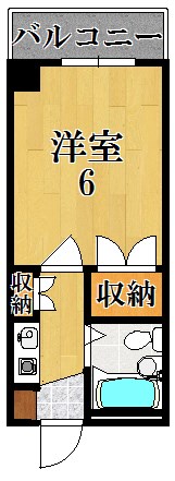 アミティ西大寺Ｐ－８ 502号室 間取り