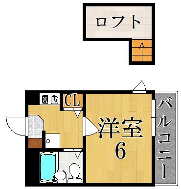 シティパレスＪＲ郡山駅前Ｐ２ 間取り